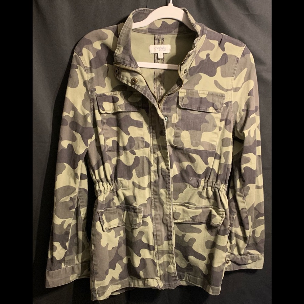 Charlotte Russe Soft Camo Jacket